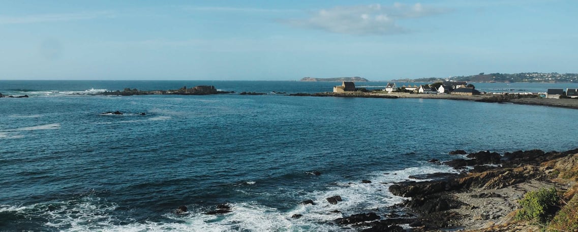 L'océan depuis le GR34 - baie de Morlaix