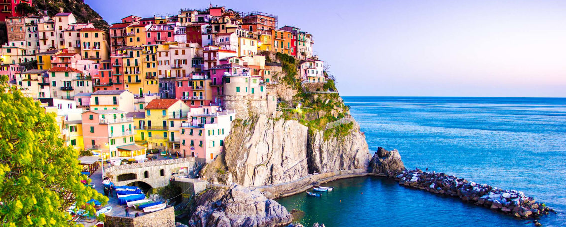 Coucher de soleil à Manarola