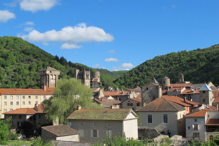 Village de Blesle, haute-loire, Dpradon